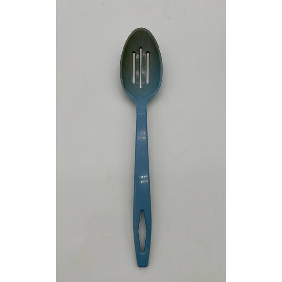 Vintage Tailor Made Kitchen Utensil Set Blue Plastic Spatula Spoon Pasta Server - Picture 3 of 7